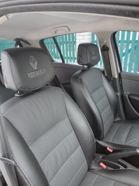 перетяжка салона кожа Renault Clio 3 3