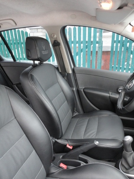 перетяжка салона кожа Renault Clio 3 4