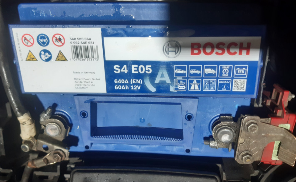 Новий акум. Bosch EFB 60Ah 640A 2