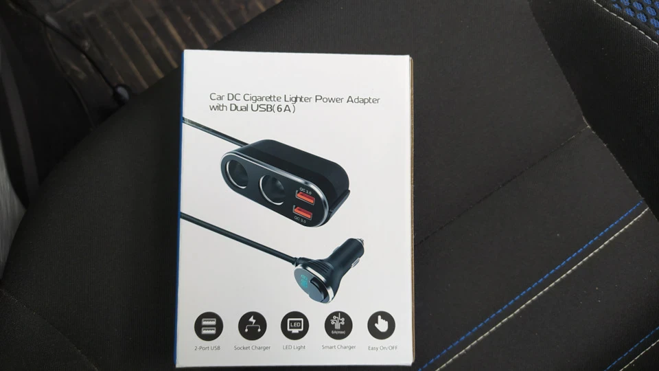 Доп гнізда usb та прикурювача