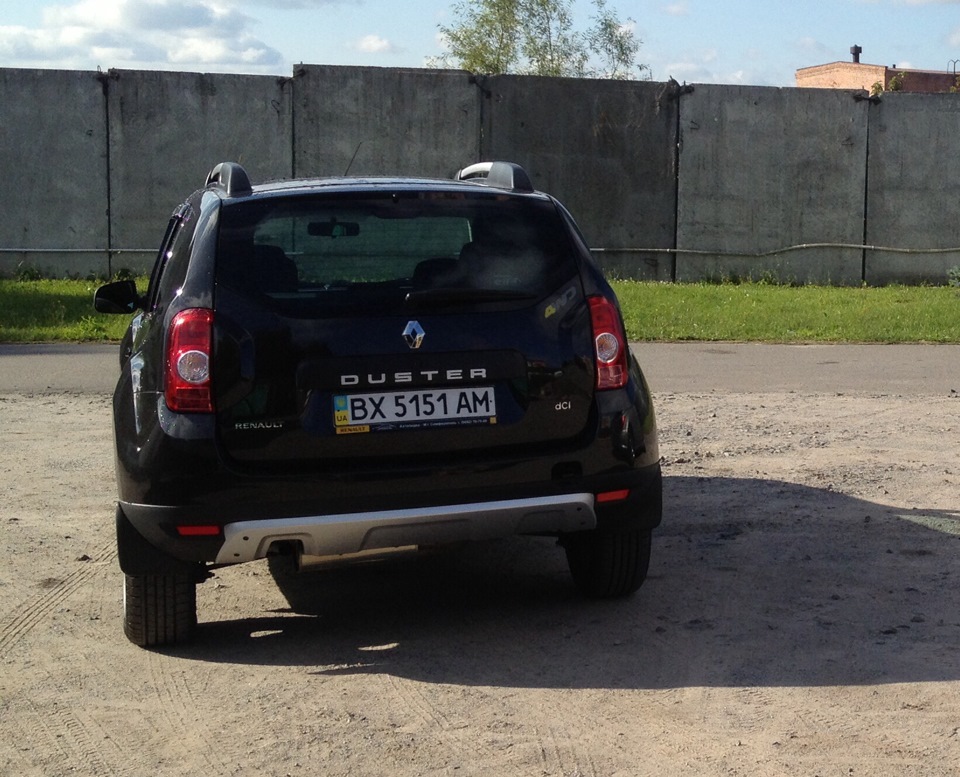 Подвійний вихлоп для Duster limited edition 1