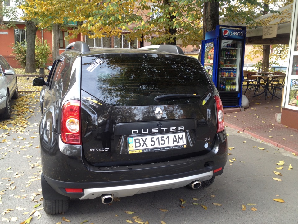 Подвійний вихлоп для Duster limited edition 3