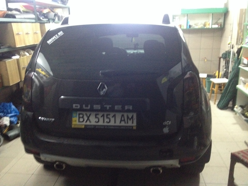 Тонування задніх ліхтарів Duster limited edition 5