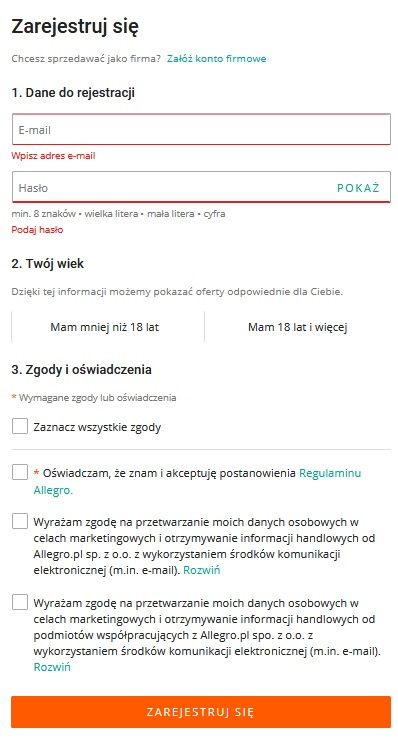 як самостійно купувати на allegro.pl 1