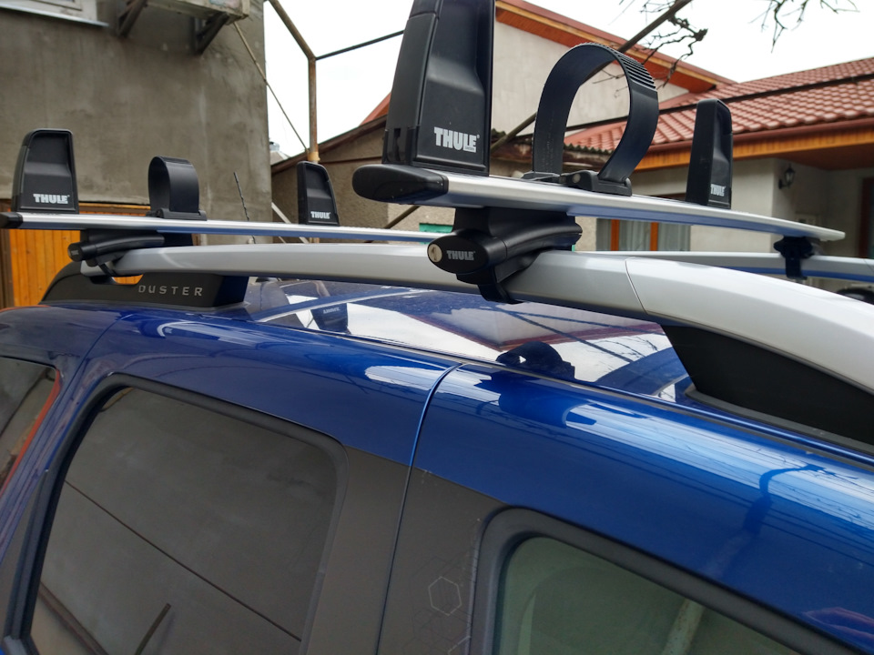 Поперечини Thule WingBar + 775 RapidSystem з Thule Ladder holder 330 5