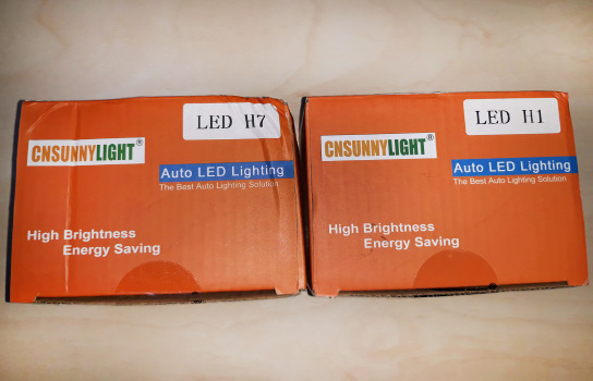 LED в H7 і H1. Тизер 1