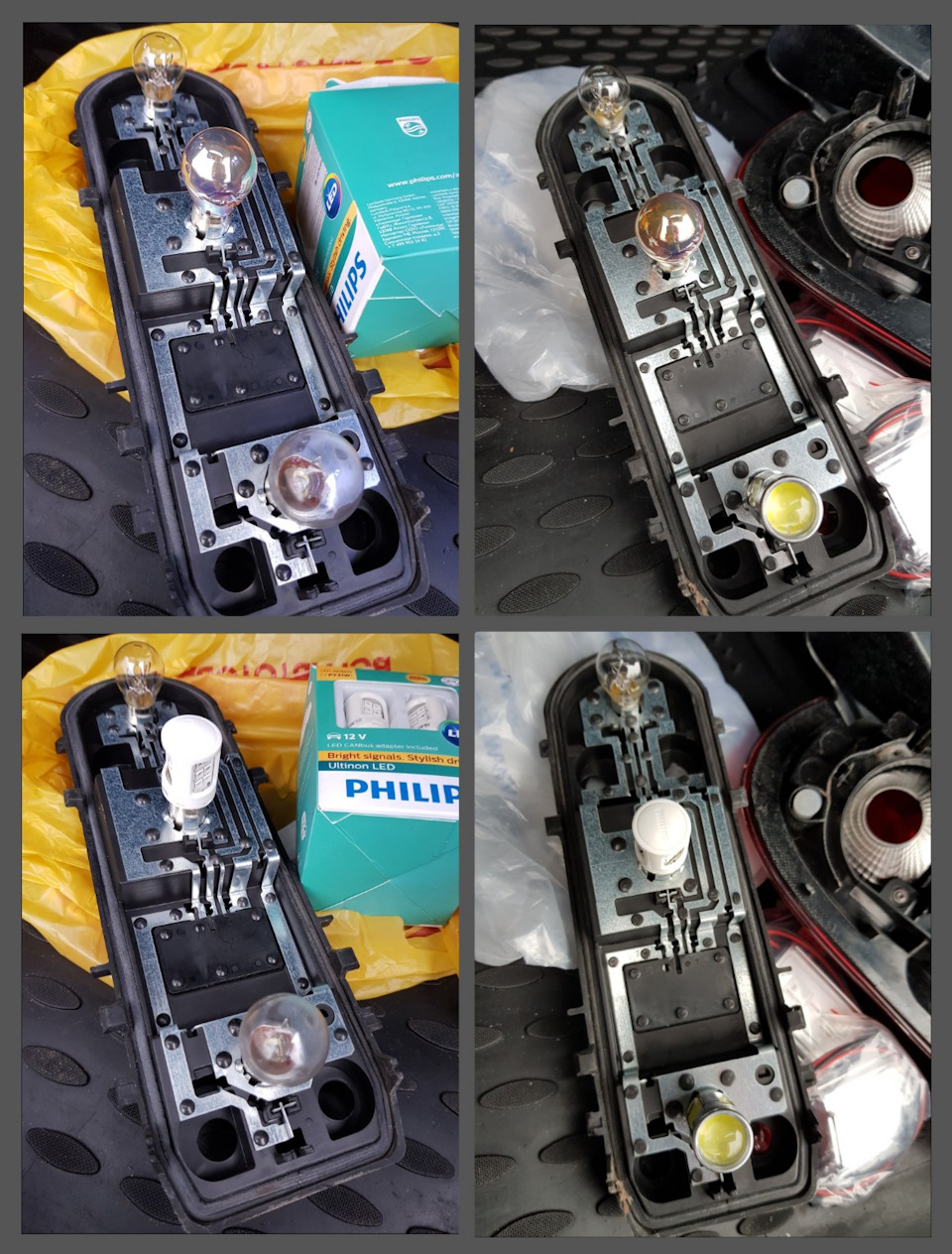 LED у поворотники. Philips Ultinon Amber 3