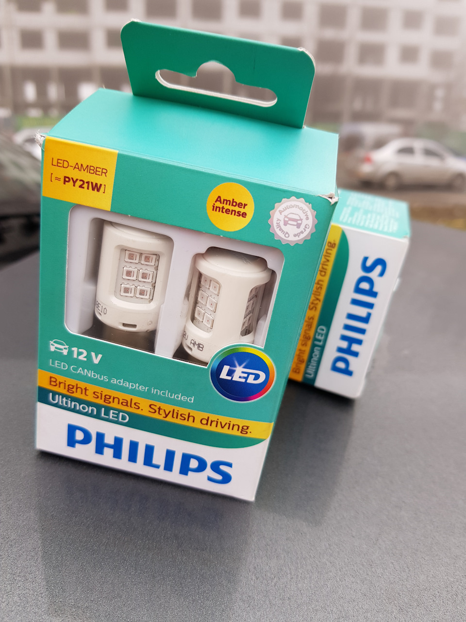 LED у поворотники. Philips Ultinon Amber 1