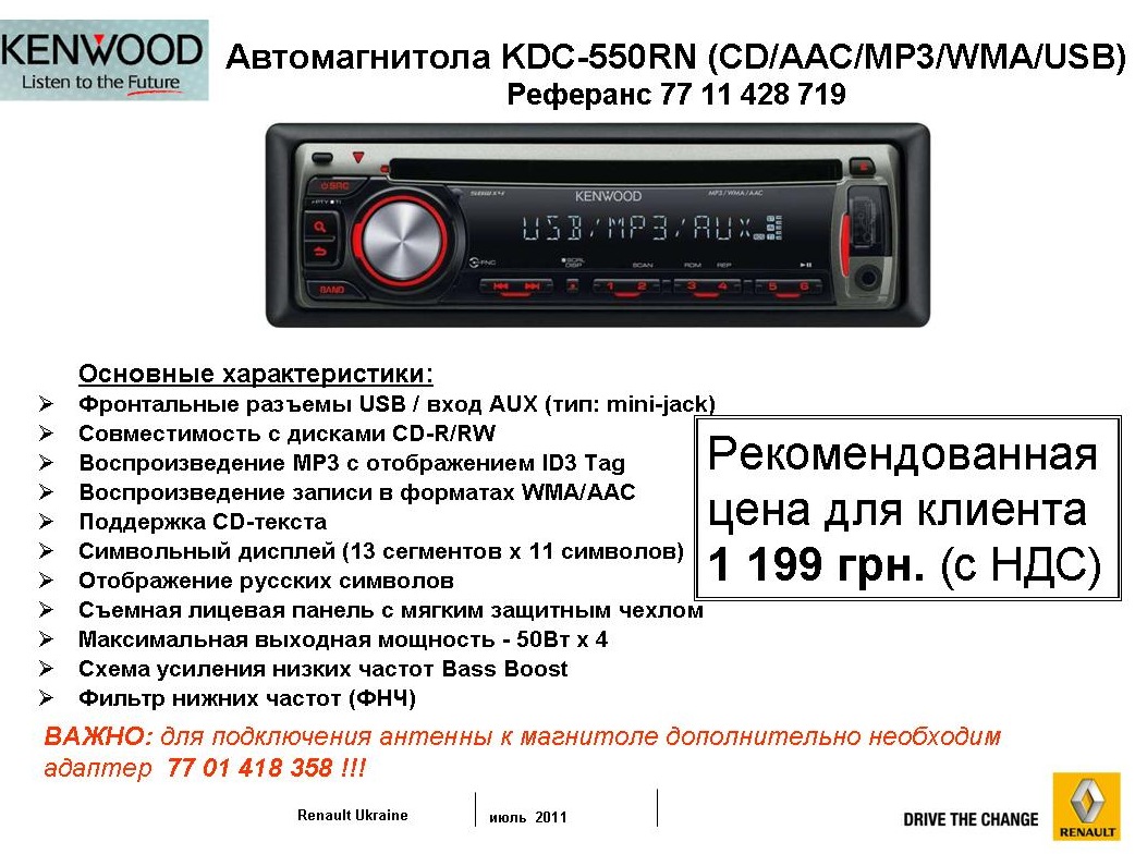 Renault та Kenwood 2