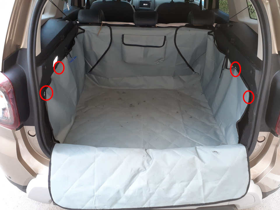 Чохол у багажник Renault Duster (2G) для перевезення собаки 5