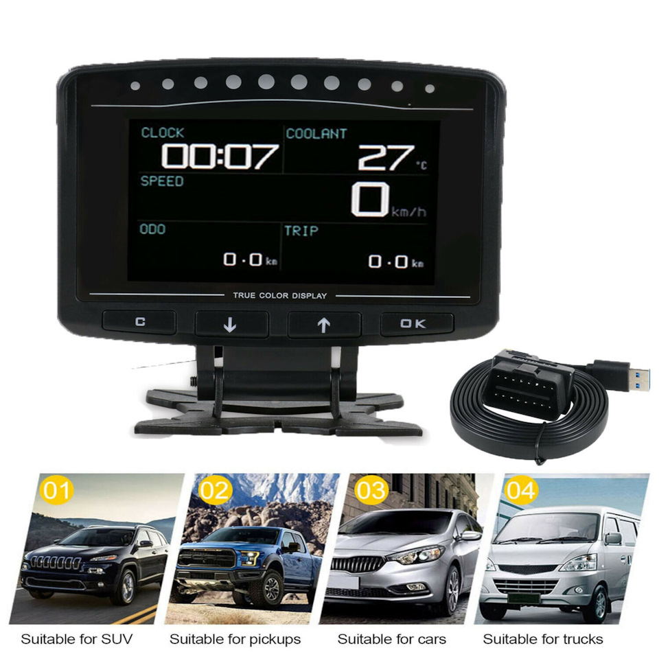 Додатковий бортовий комп'ютер на Renault Duster 2G (C АліЕкспрес або Multitronics)) 5