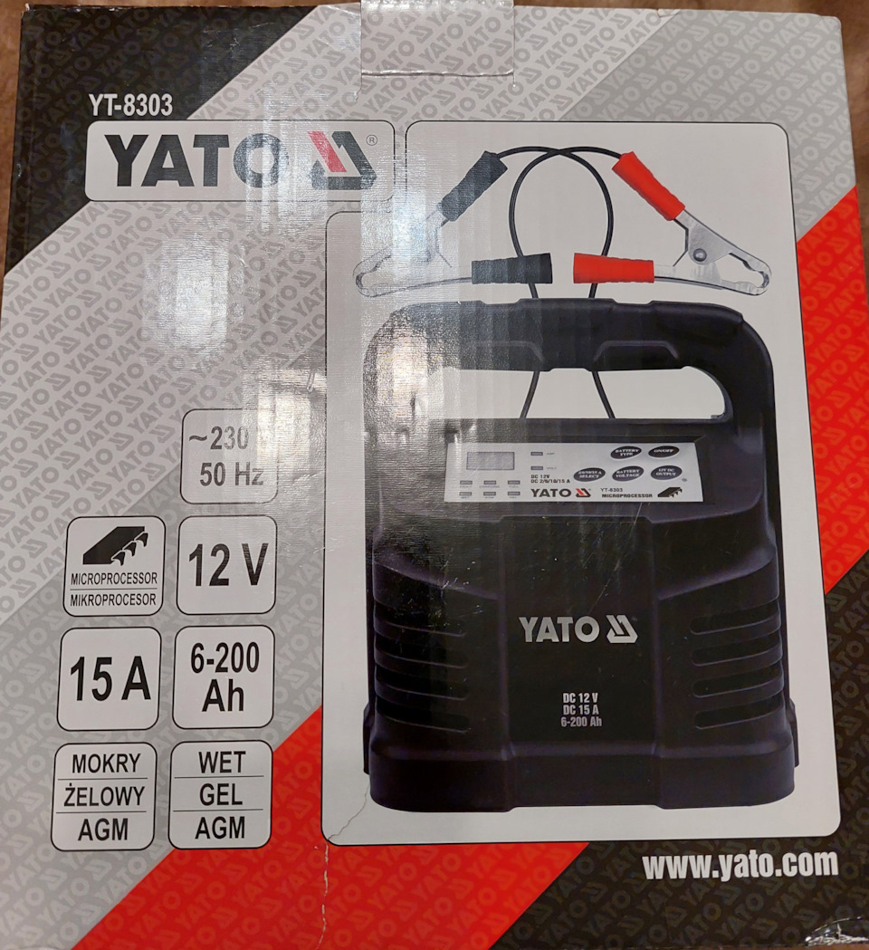 Імпульсний зарядний пристрій Yato YT-8303 1