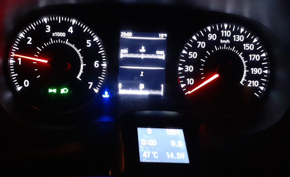 Калібрування шкали температури в Renault Duster (2G) 3