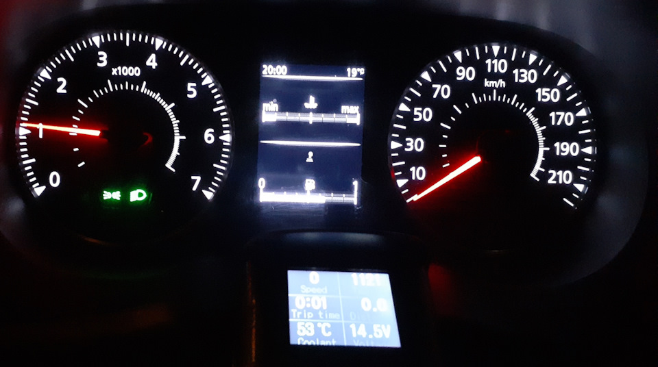 Калібрування шкали температури в Renault Duster (2G) 4