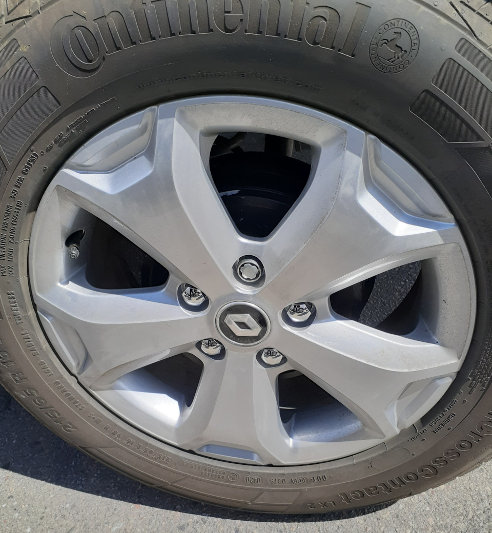 Ковпачки головок колісних болтів Renault Duster 2G (з урахуванням секреток) 5