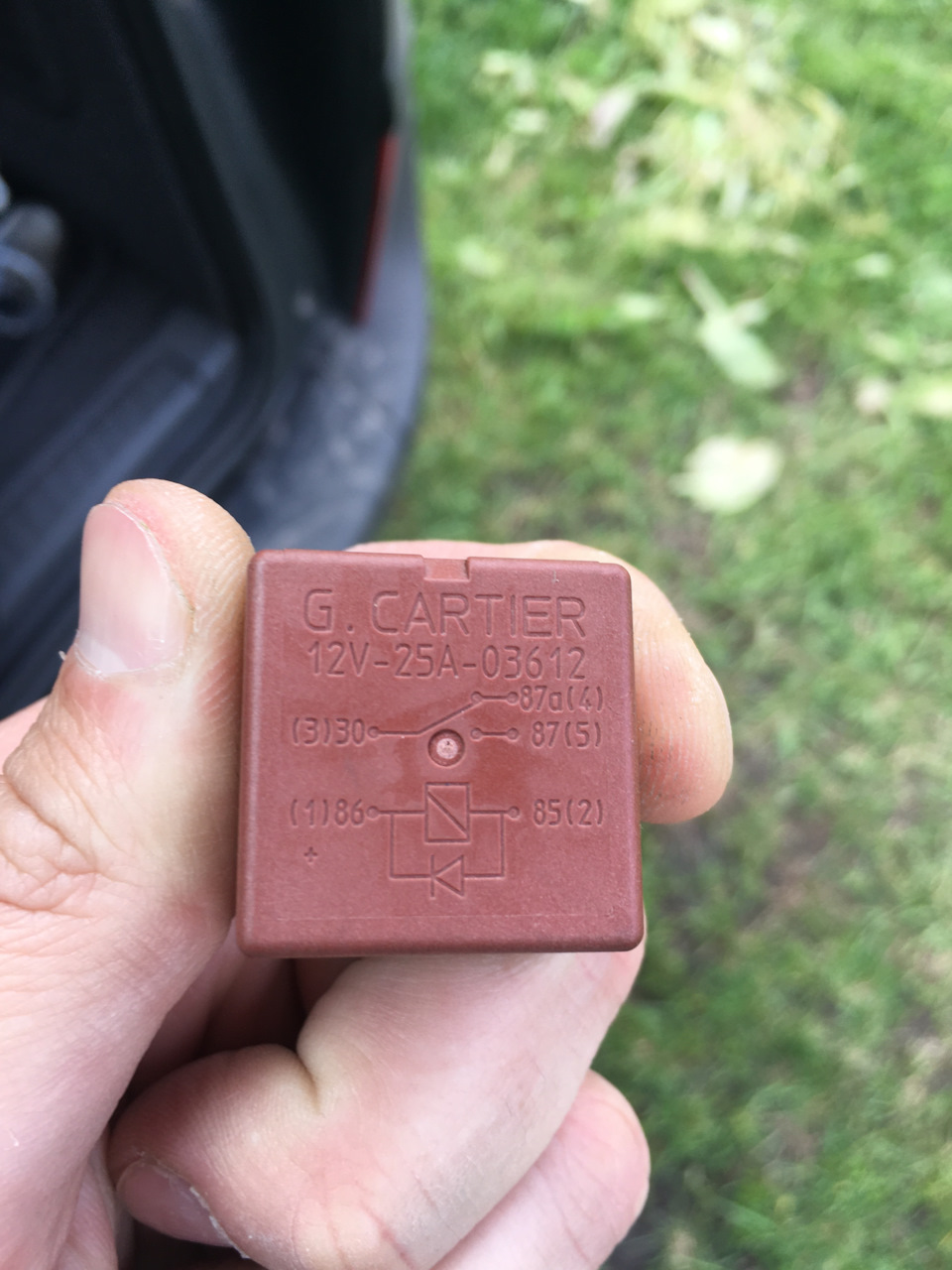 Реле G. CARTIER 12V 25A 03612 1
