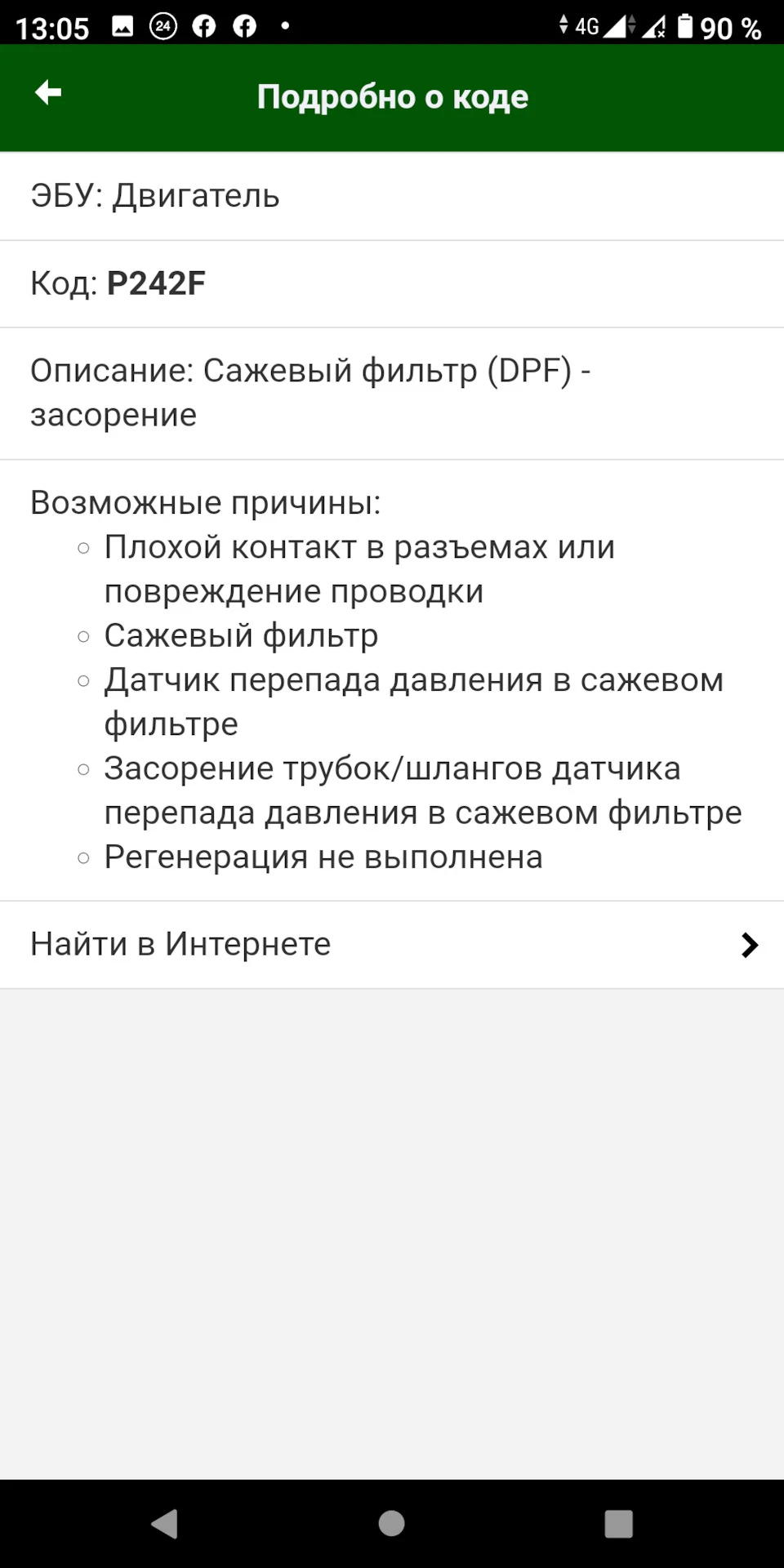 Чистка фільтра сажі