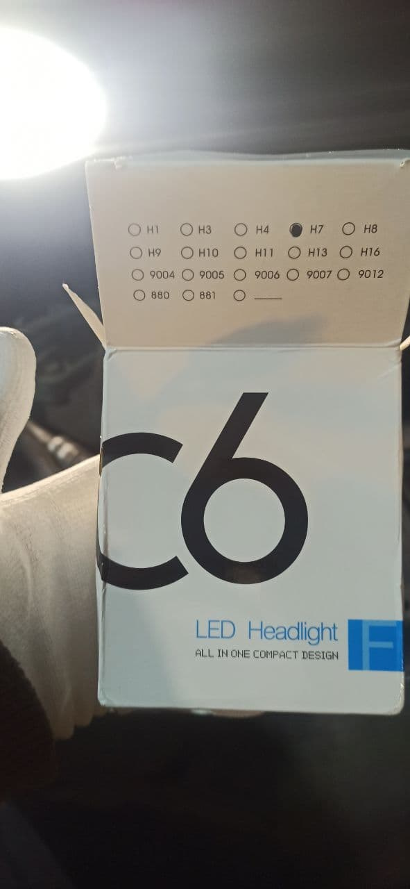 Заміна ламп на led та габартки 1