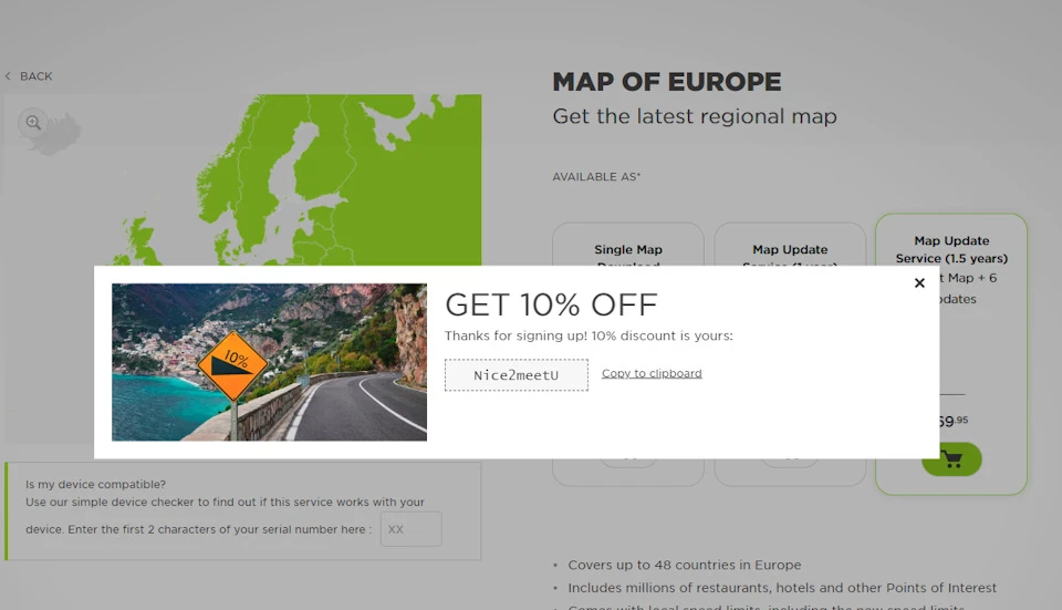 10% знижка в британському TomTom за промокодом Nice2meetU