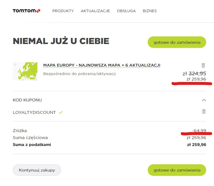 -20% на польському та британському сайті ТомТом 2