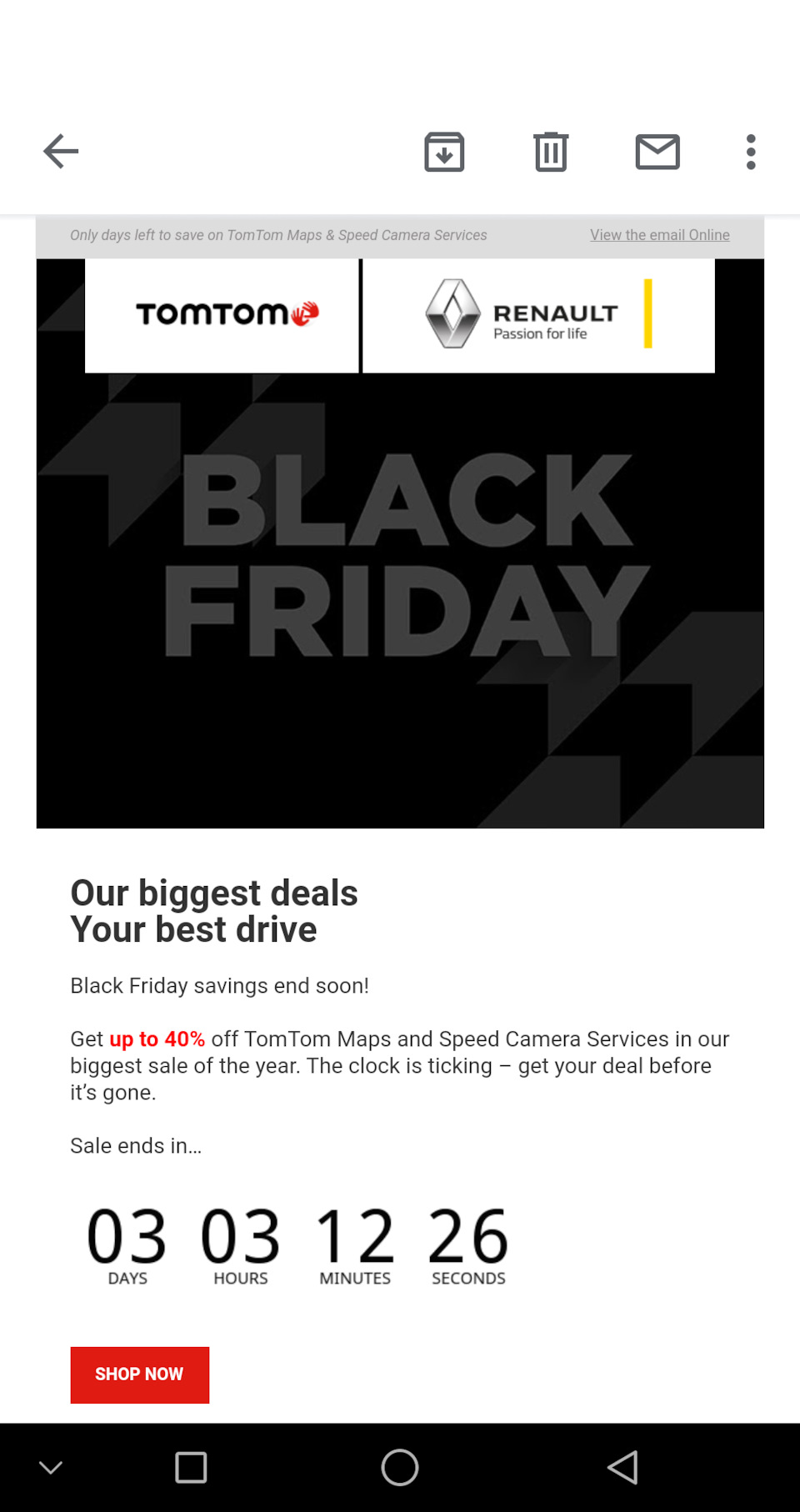 Знижка до 40% на TomTom за кодом SUPERBLACK20 1