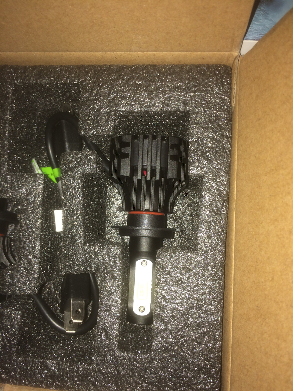 Установка LED h7 6500К 5