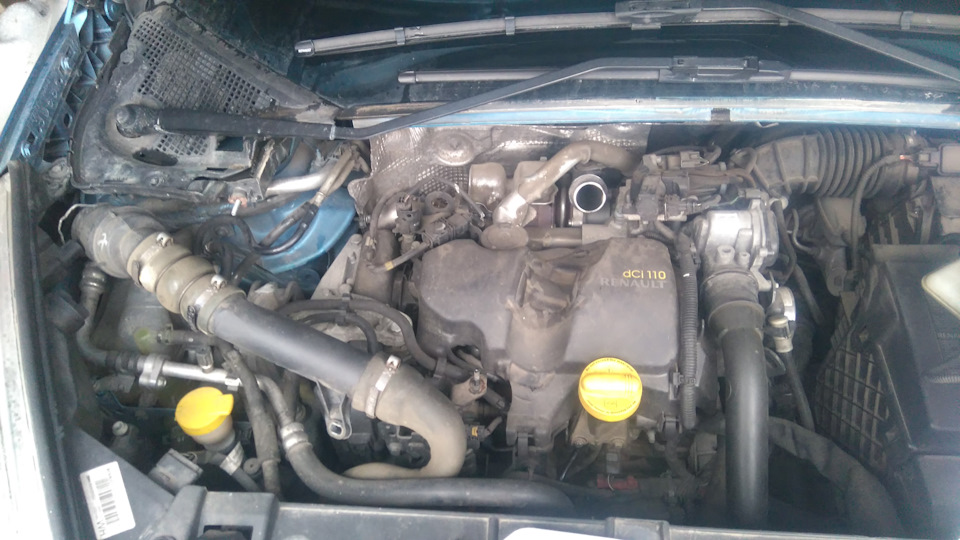 Чистка клапана EGR на моторі К9К 636 4