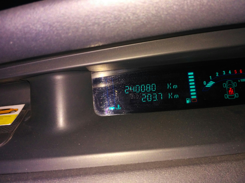 Пам'ятка - 240080 км. передні гальмівні колодки 5