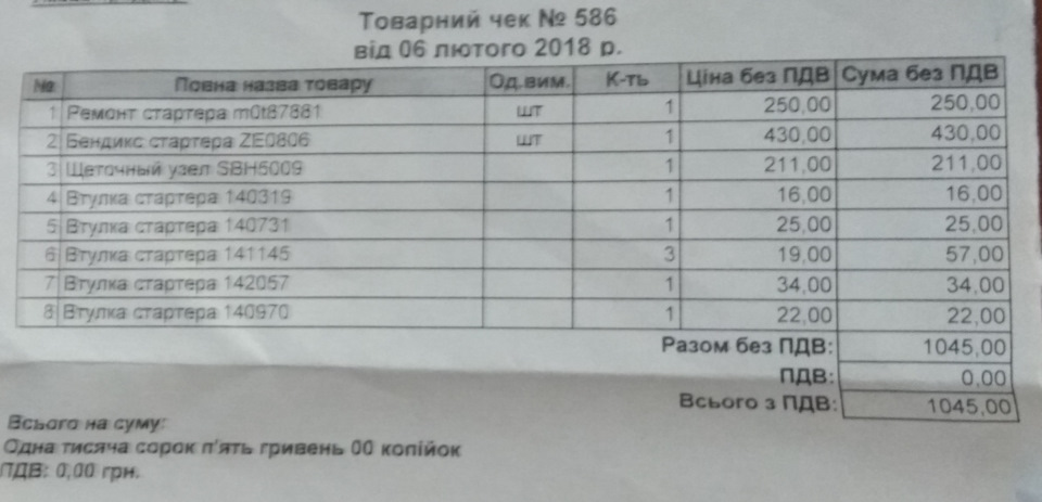 Стартер ... що тут скажеш :) 5