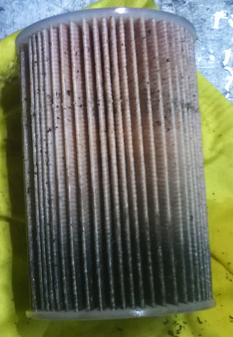 Паливний фільтр пробіг 8500 2