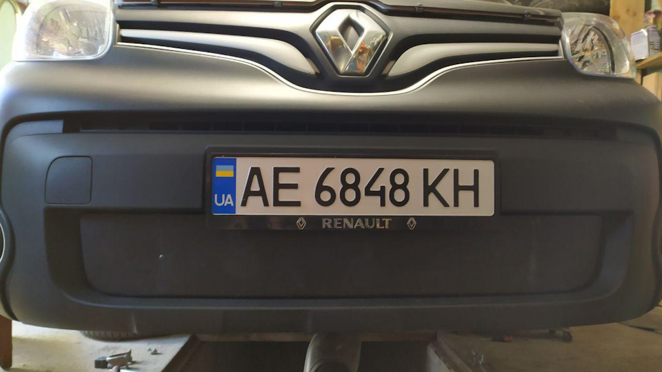 Зимова заглушка в бампер 1