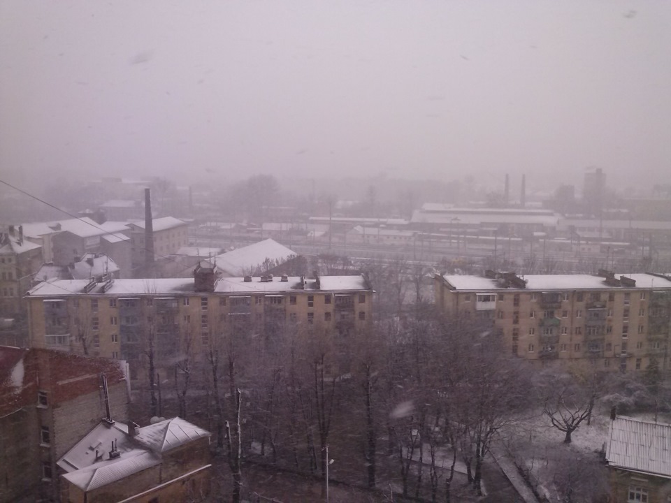 Вот і до Львова добрався Сніг.))))) 3