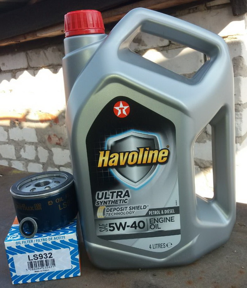 Заміна мастила, TEXACO HAVOLINE ULTRA 5W40 1