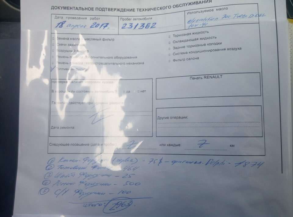 Форсунка на ремонт 2