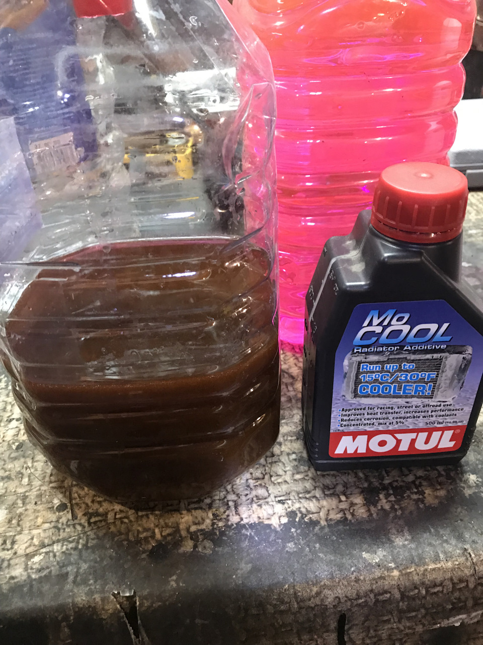 Заміна ОЖ Hepu + Motul Mo cool 4