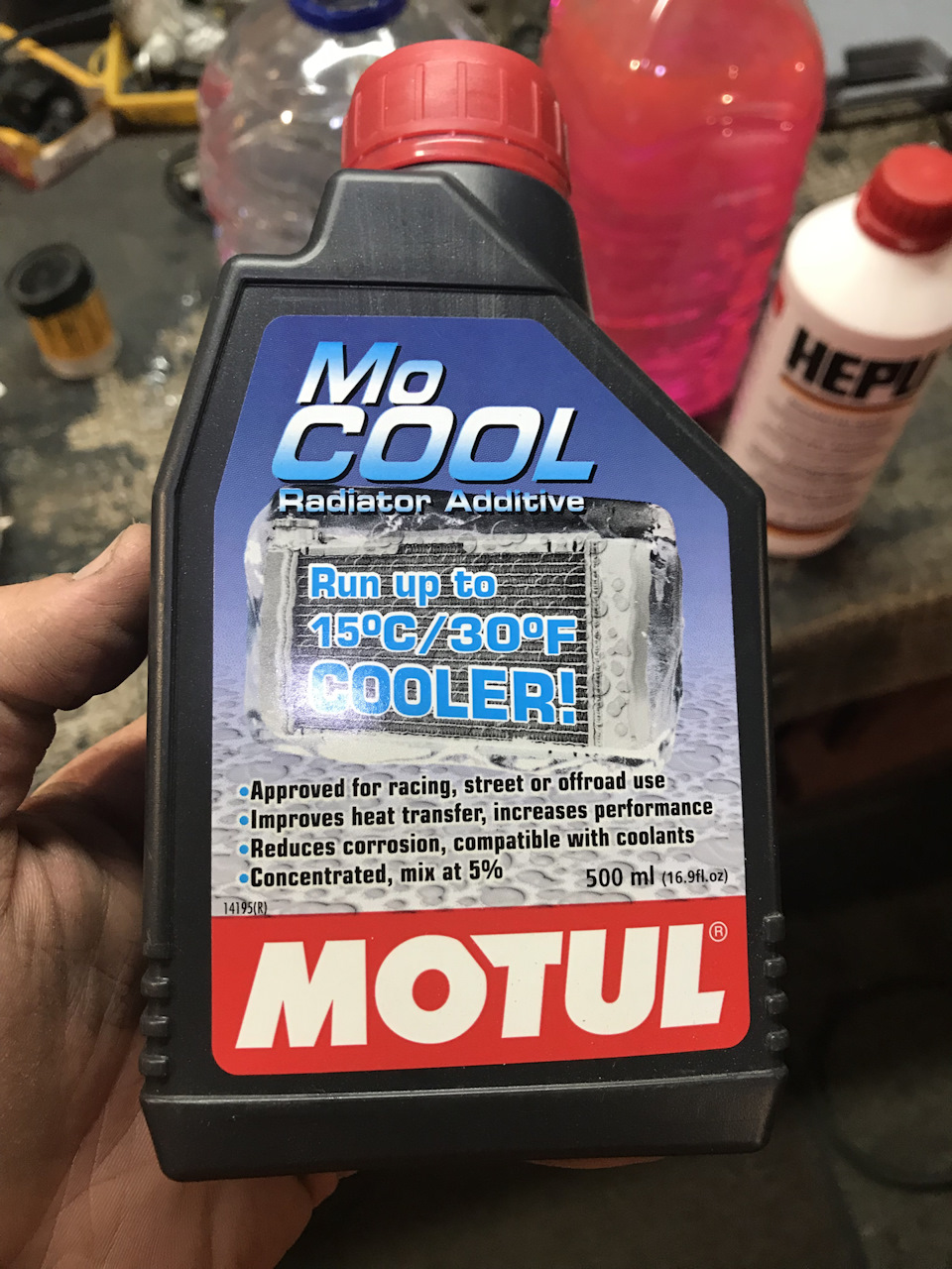 Заміна ОЖ Hepu + Motul Mo cool 3