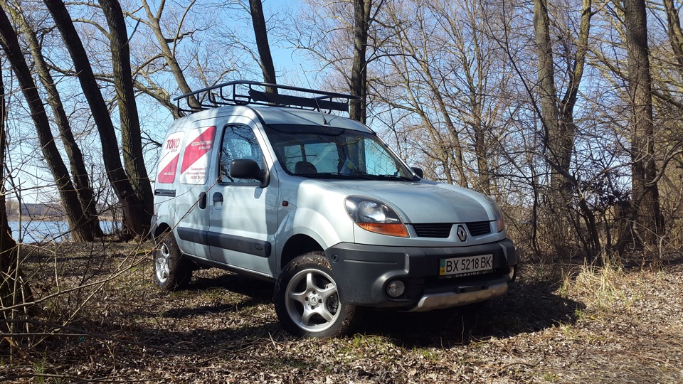 Відкрив сезон. Renault Kangoo 4x4 або Миша на шашликах ... 1