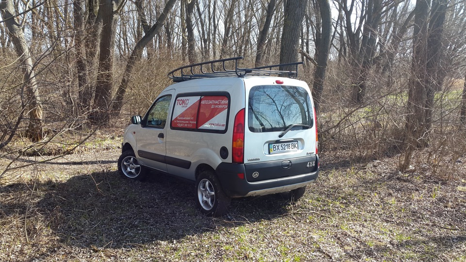 Відкрив сезон. Renault Kangoo 4x4 або Миша на шашликах ... 2