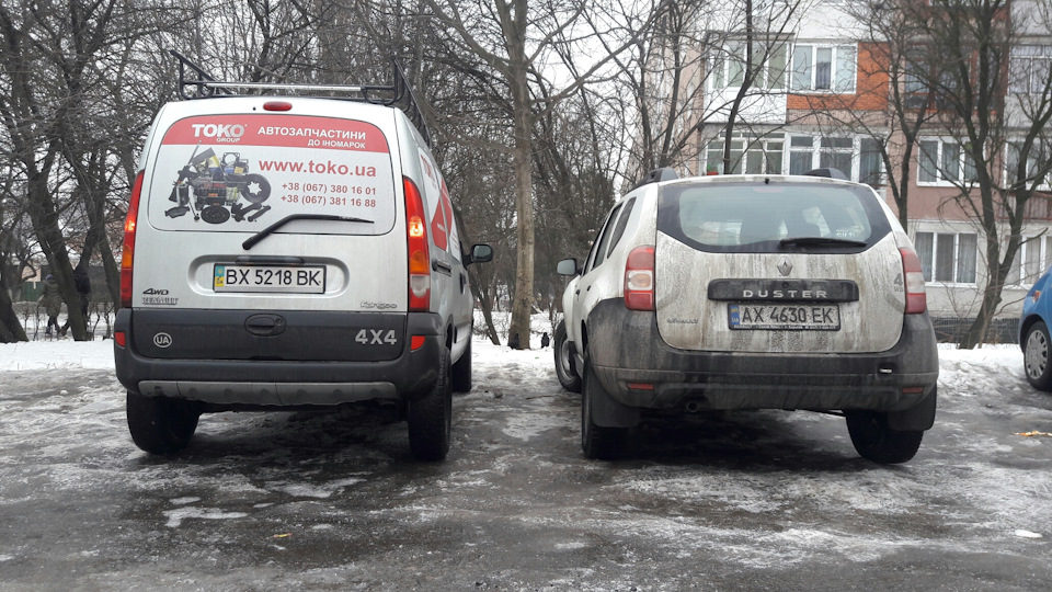Renault Duster 4x4 VS Renault Kangoo 4x4 2