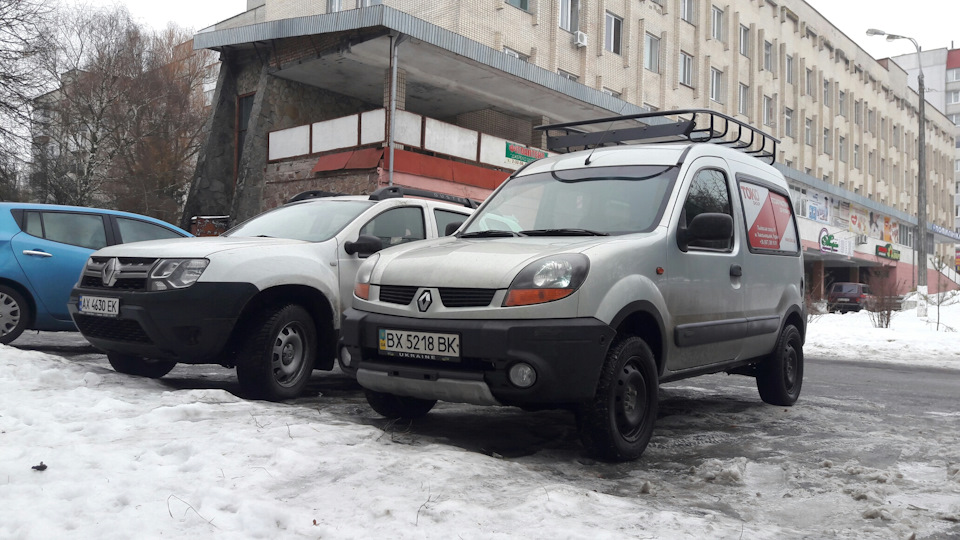 Renault Duster 4x4 VS Renault Kangoo 4x4 1
