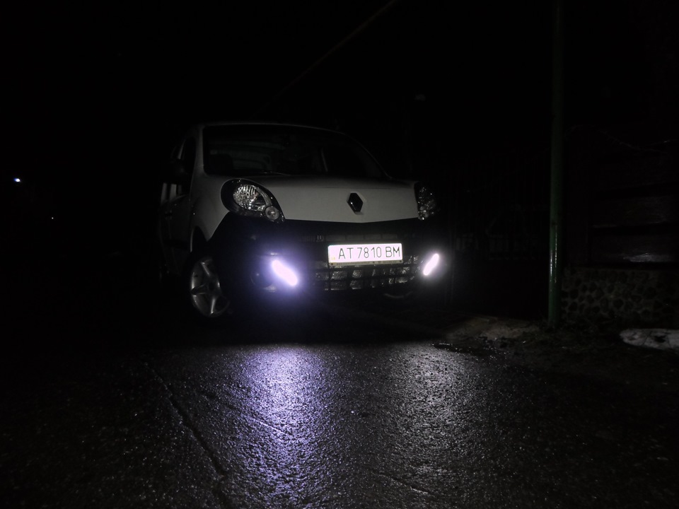 Робота DRL + controller (дхо + блок керування) канго kangoo 4