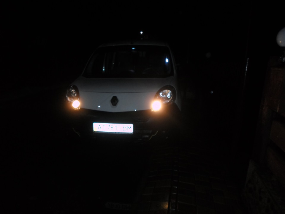 Робота DRL + controller (дхо + блок керування) канго kangoo 1