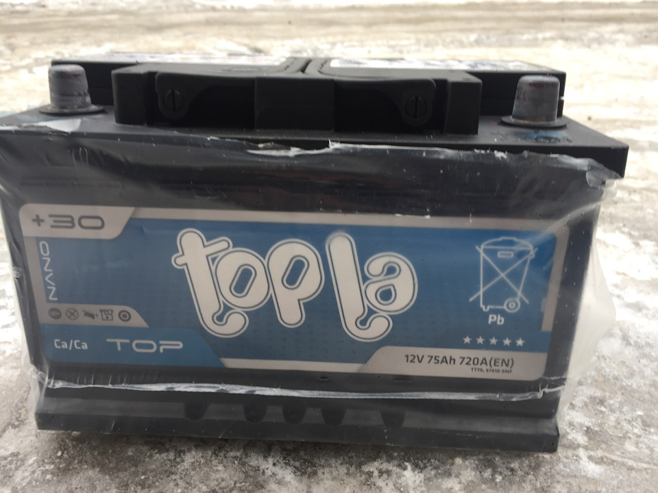 Новий АКБ TOPLA 1
