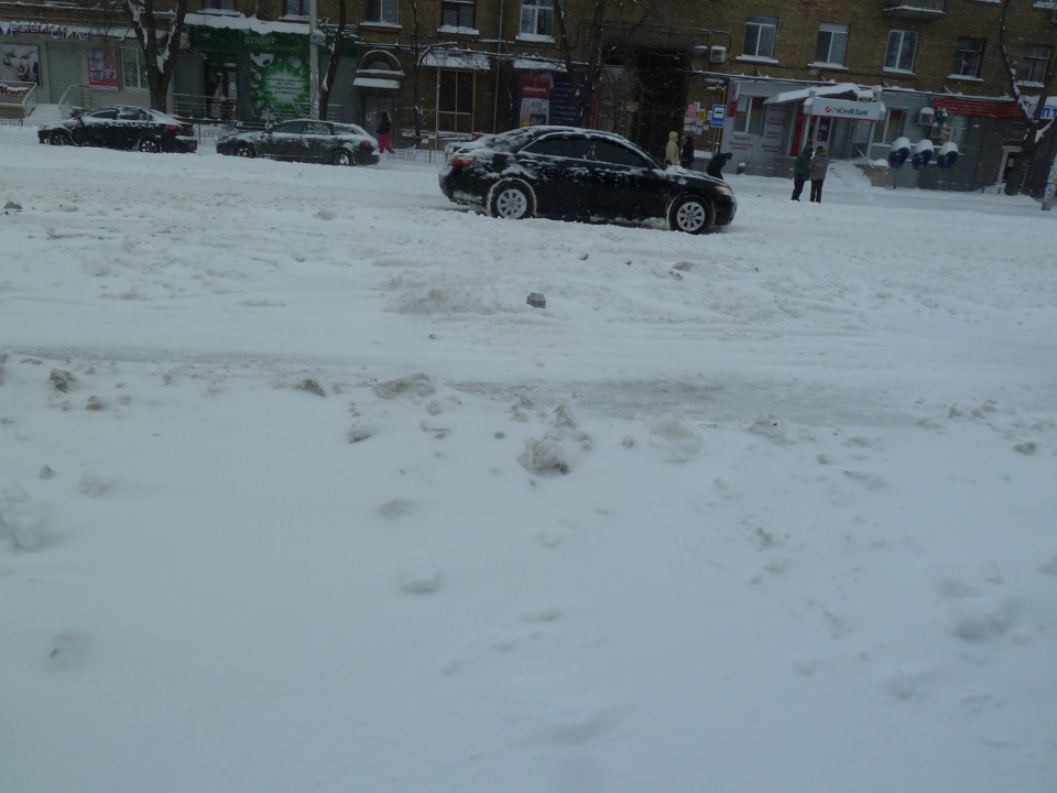 Весняний снігопад у Києві 22 березня 3