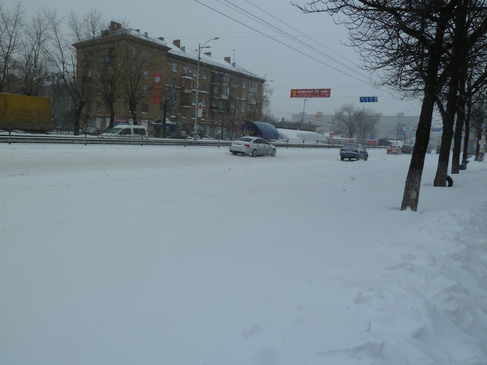 Весняний снігопад у Києві 22 березня 4