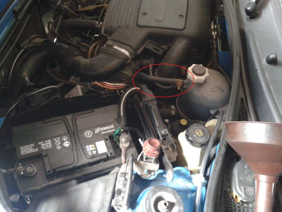 Заміна тосолу на зимовий до -40С / Substituting of antifreeze by winter to -40С