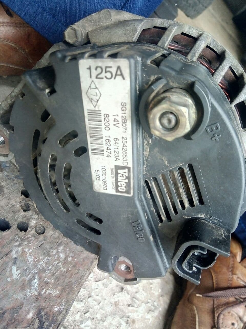 Майже вдалий ремонт генератора Valeo 125A 1