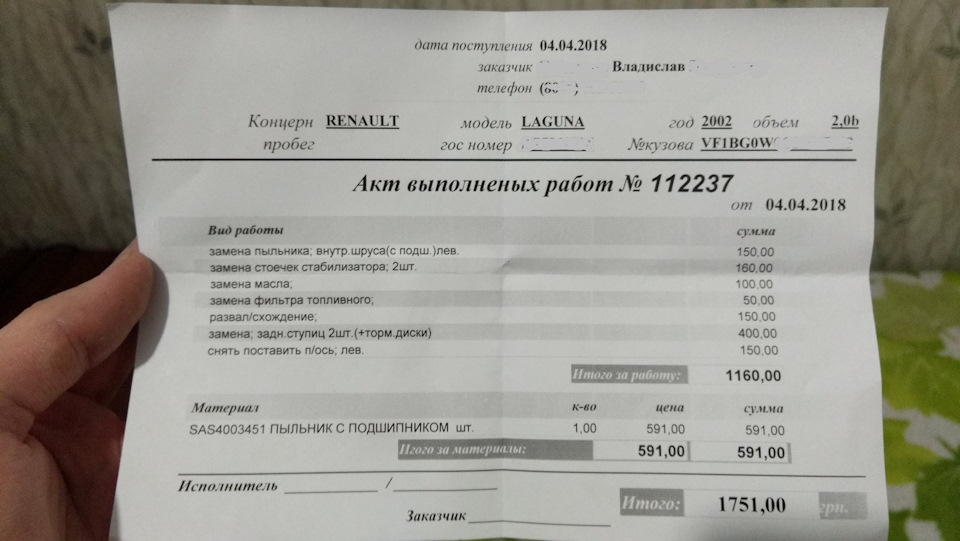 Весняне ТО. Відгук про СТО Брава в Миколаєві. Частина 1 1
