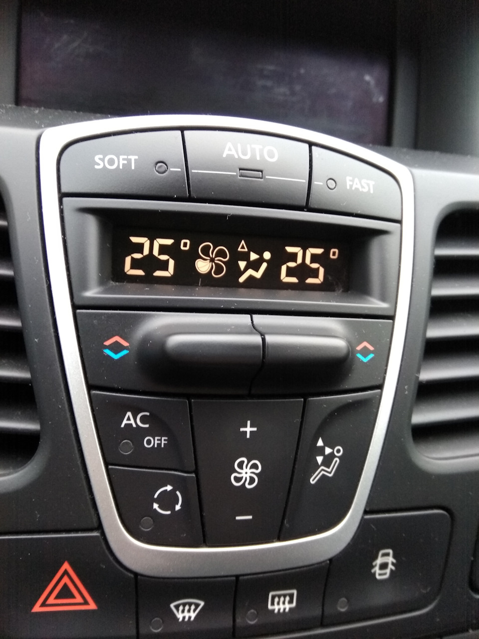 Режими SOFT, FAST та AUTO. кнопка АС OFF 1