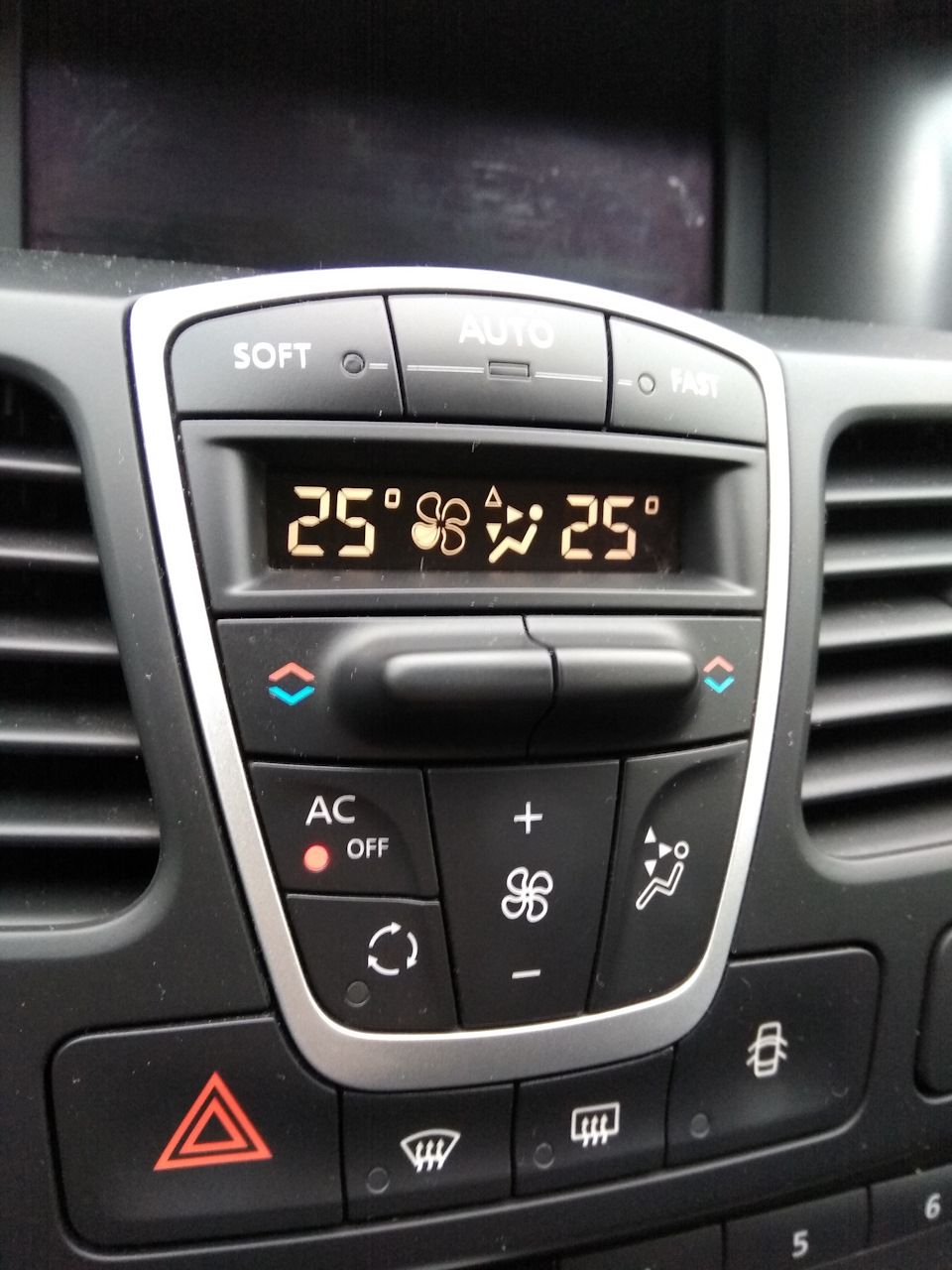 Режими SOFT, FAST та AUTO. кнопка АС OFF 2